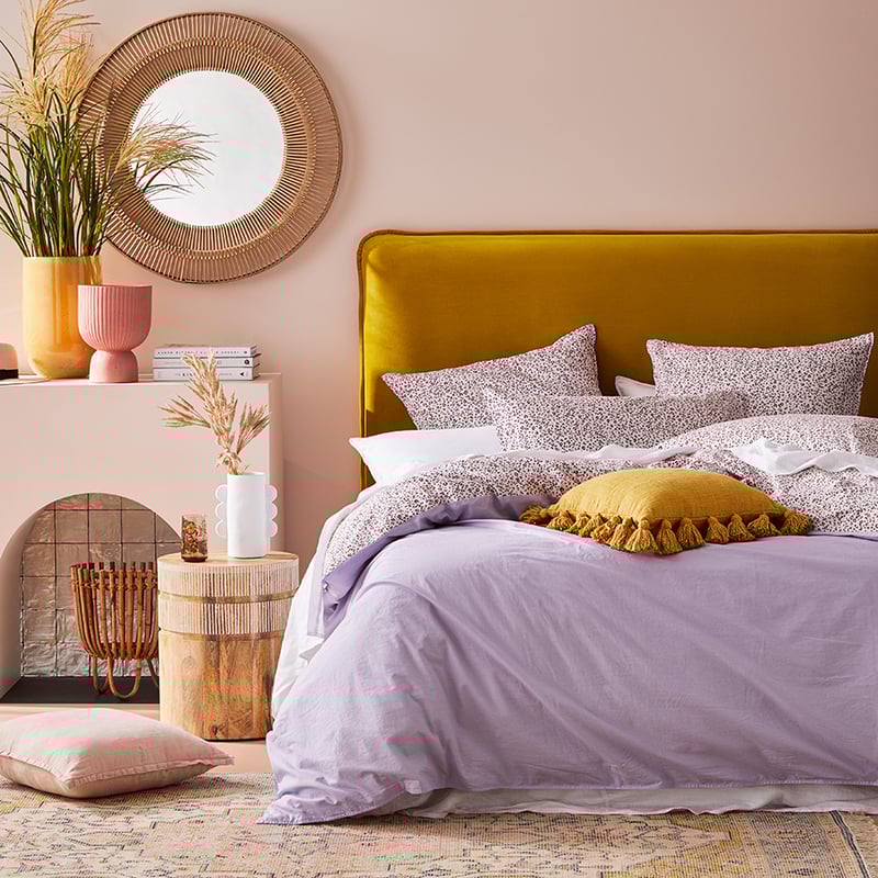 Stonewashed Printed Cotton Pink Cheetah Quilt Cover