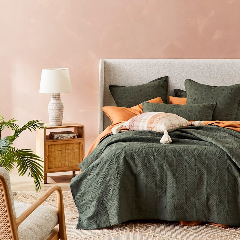 Villa Forest Coverlet + Pillowcases