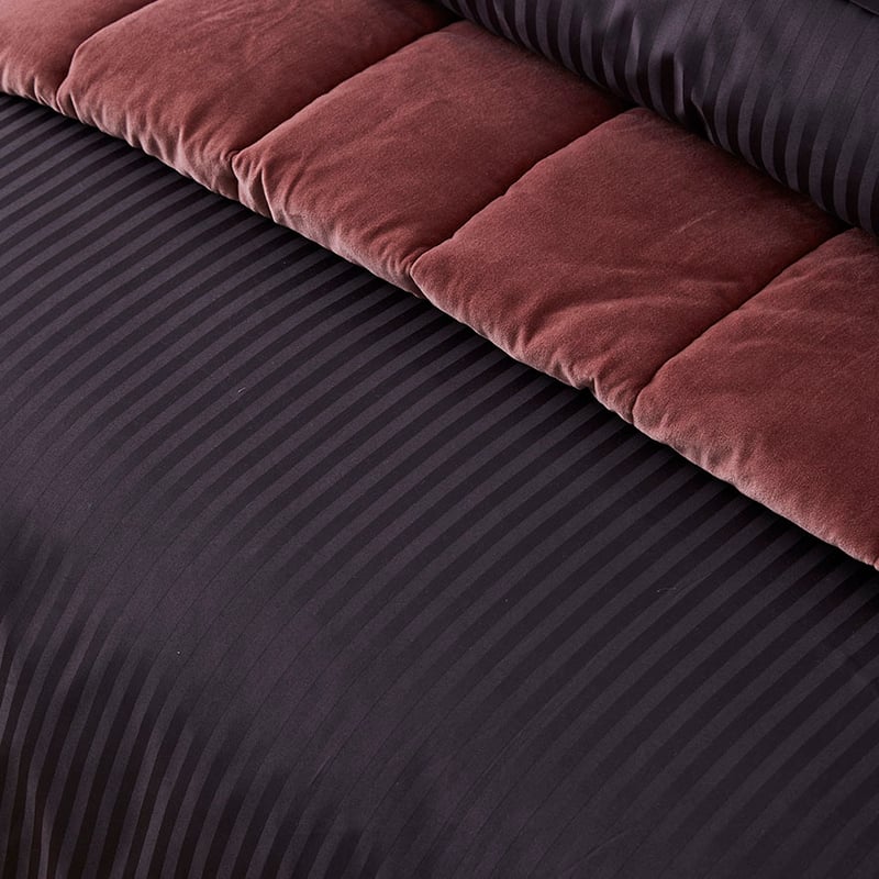 1200TC Stripe Duvet Cover Nite