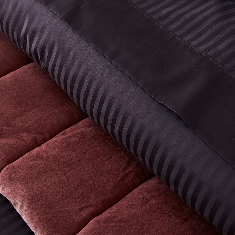 1200TC Stripe Duvet Cover Nite