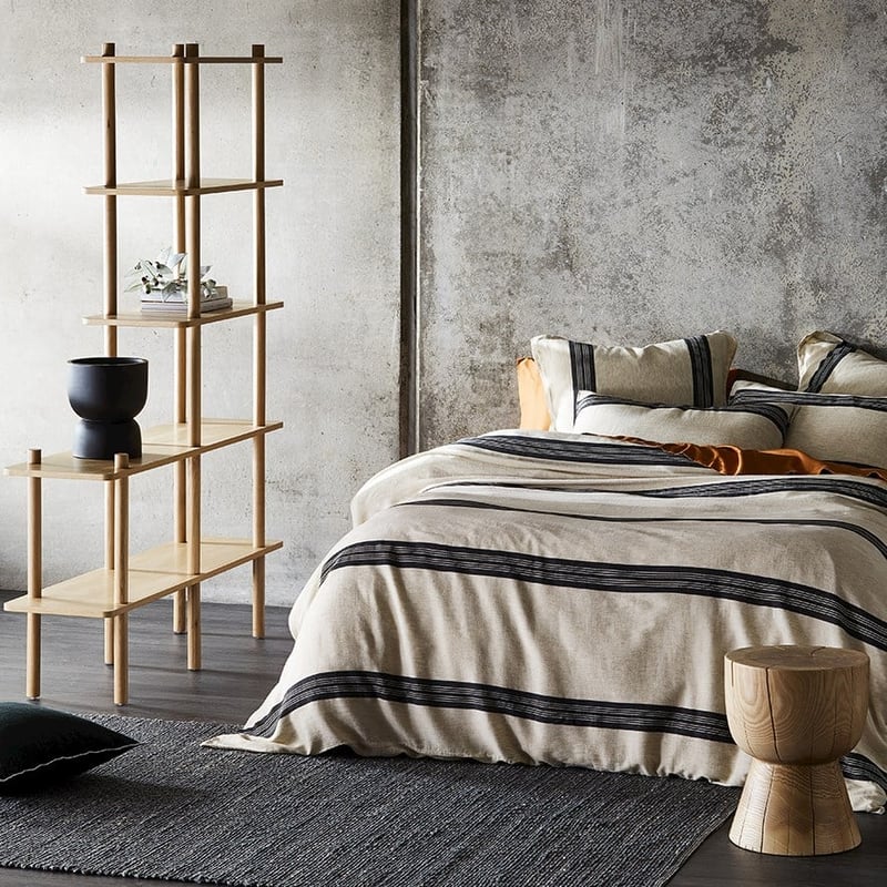 Mark Tuckey Desert Stripe Sand Quilt Cover