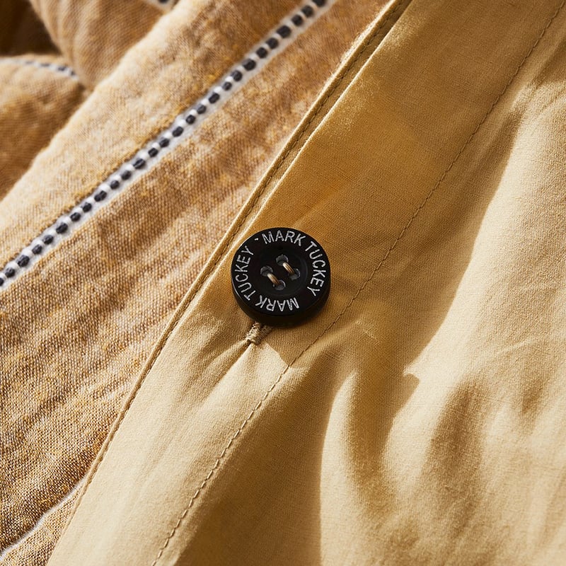 Mark Tuckey Jacquard Stripe Bedlinen Single Mustard Quilt Cover Set