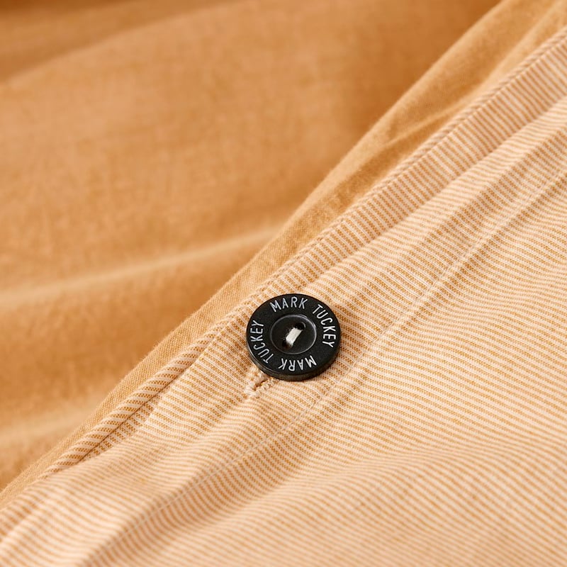Organic Cotton Chambray Mustard Quilt Cover