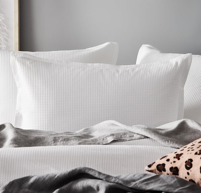 Tribeca Waffle Quilt Cover Set White