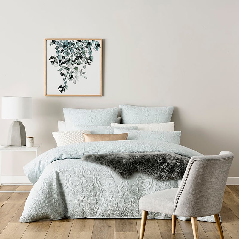 Madeline Quilt Cover Zen Blue