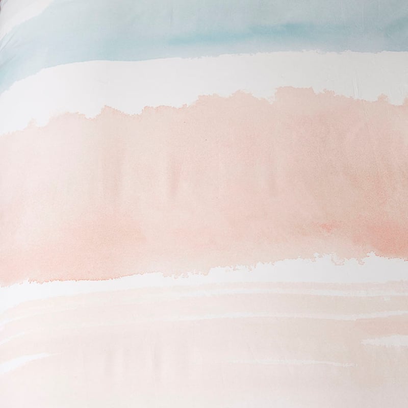 Wild Flora Bedlinen Double Silver Quilt Cover Set