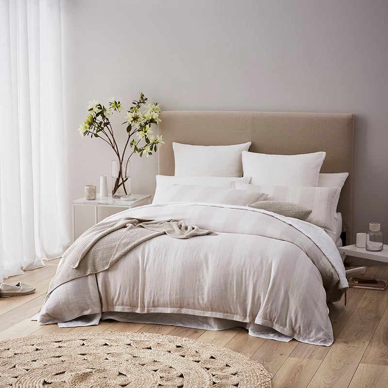 Maison St Tropez Bedlinen Single Linen Quilt Cover Set