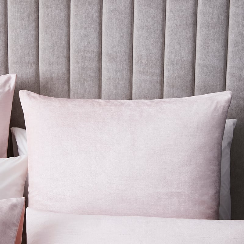 Luxe Velvet Quilt Cover Blush