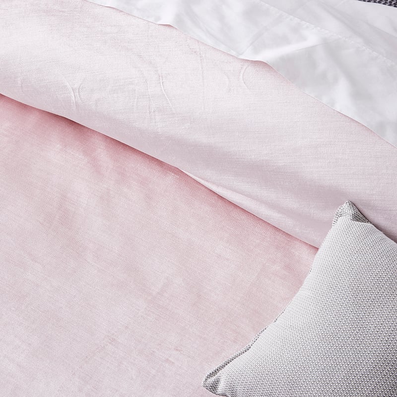 Luxe Velvet Quilt Cover Blush