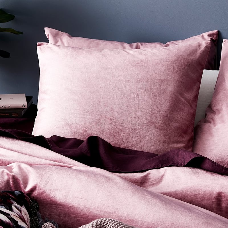 Luxe Velvet Quilt Cover Dusty Rose
