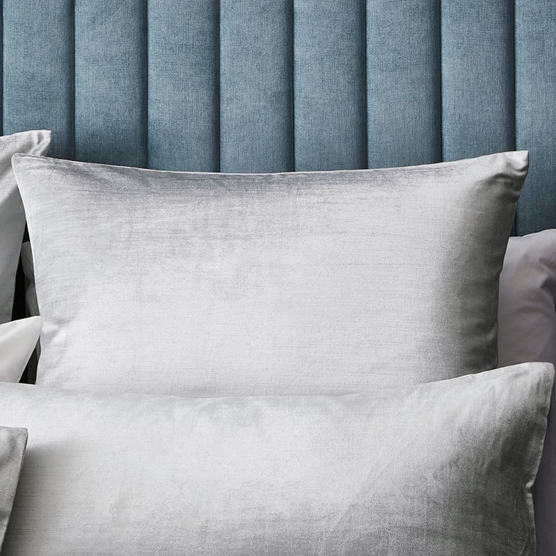 Luxe Velvet Quilt Cover Silver