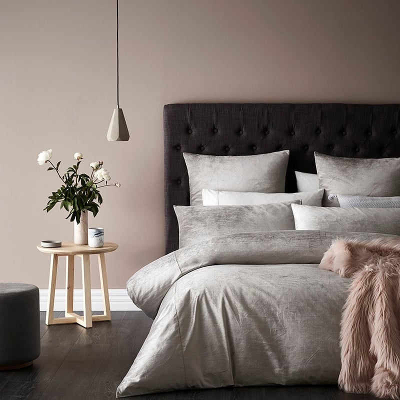Luxe Velvet Quilt Cover Stone