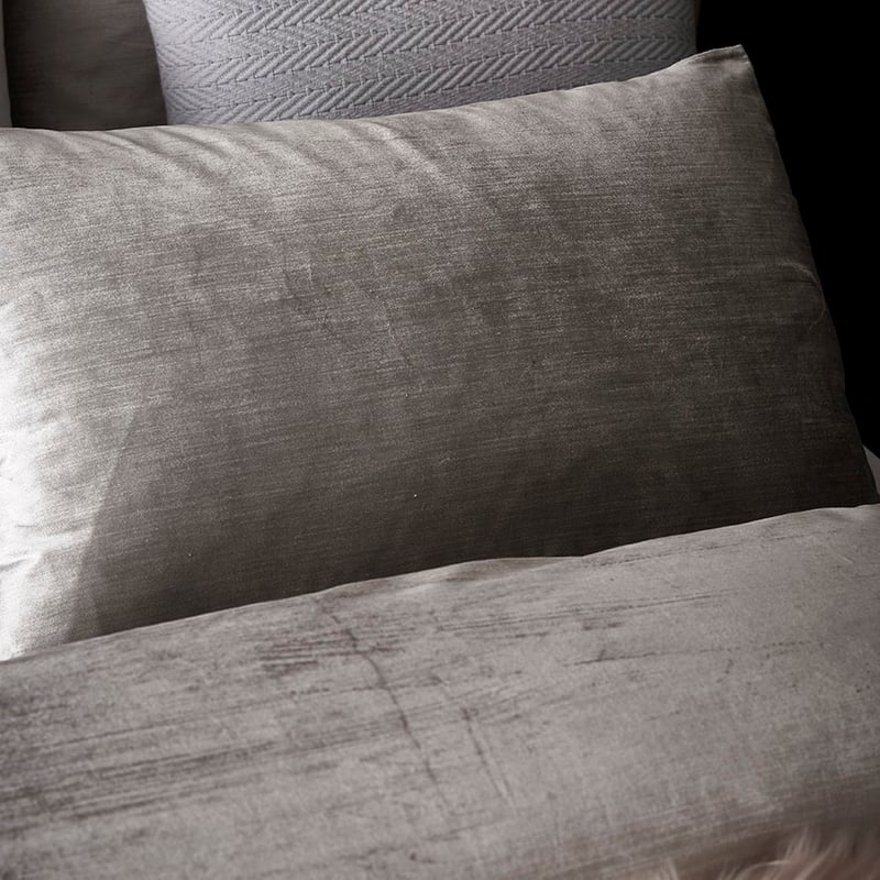 Luxe Velvet Quilt Cover Stone