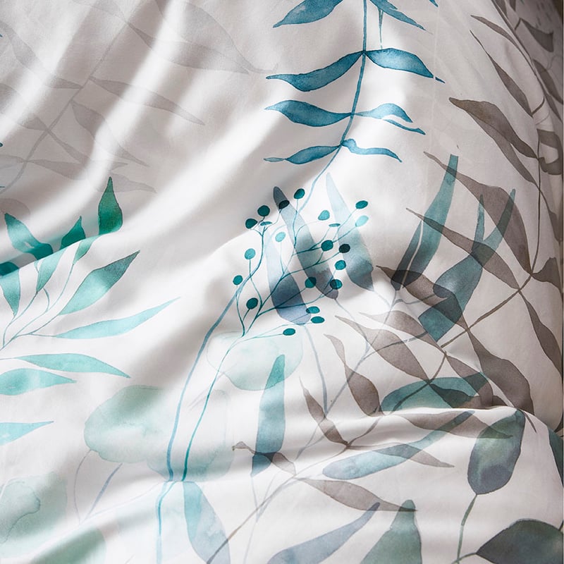 Winter Frost Quilt Cover Set Silver