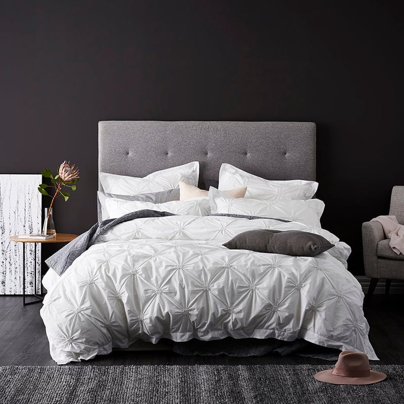 Coco Quilt Cover Set White