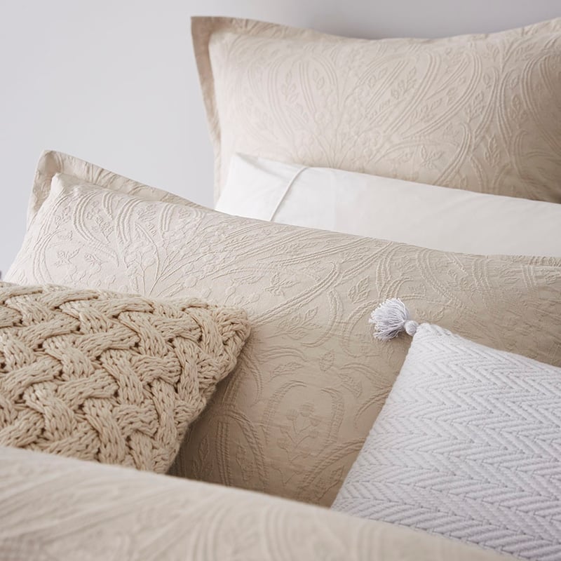 Hannah Quilt Cover Natural