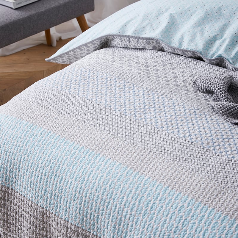 Baxter Quilt Cover Blue