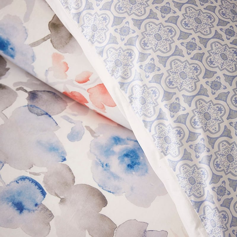 Willow Quilt Cover Set Blue