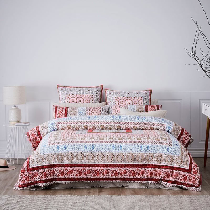 Madurai Quilted Quilt Cover Spice