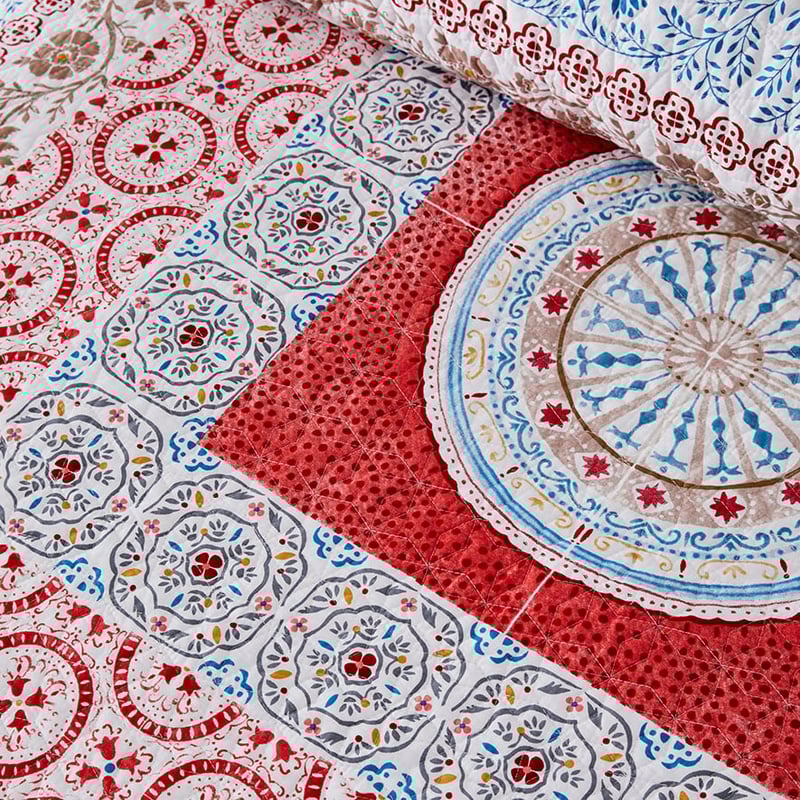 Madurai Quilted Quilt Cover Spice