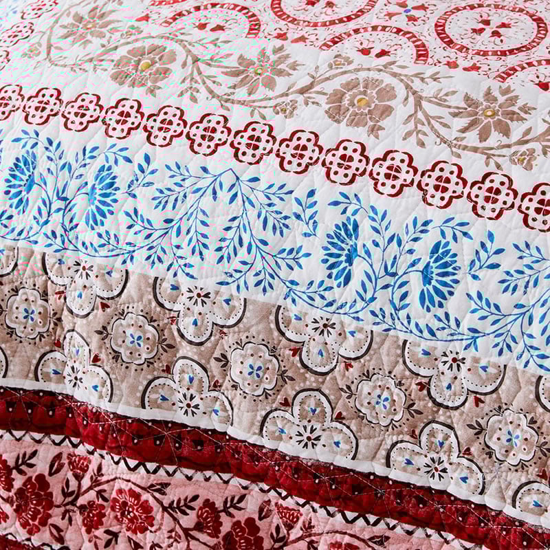 Madurai Quilted Quilt Cover Spice
