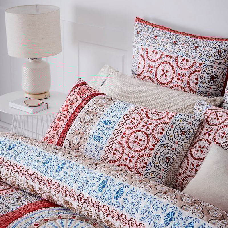 Madurai Quilted Quilt Cover Spice