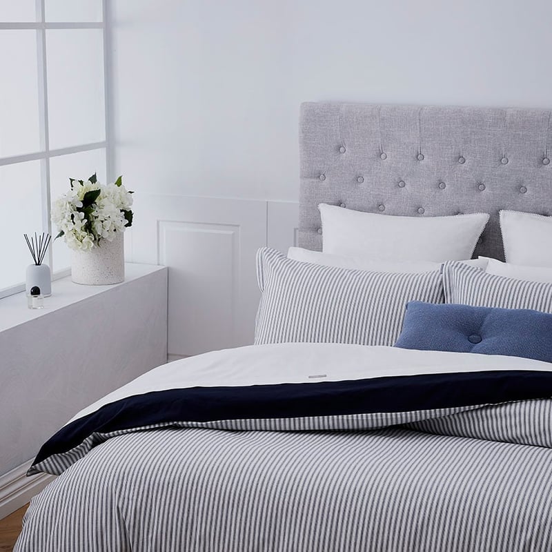 Maison Lyon Quilt Cover Set Midnight