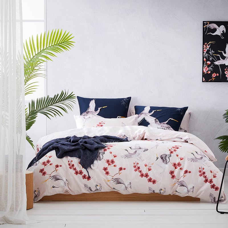 Akira Quilt Cover Set Pink