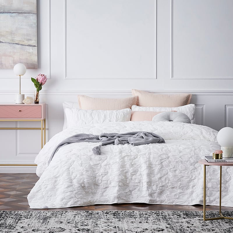 Cassie Coverlet White