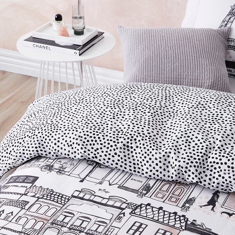 Bonjour Natural Quilt Cover Set