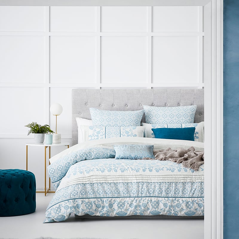 Aubrey Quilt Cover Mint