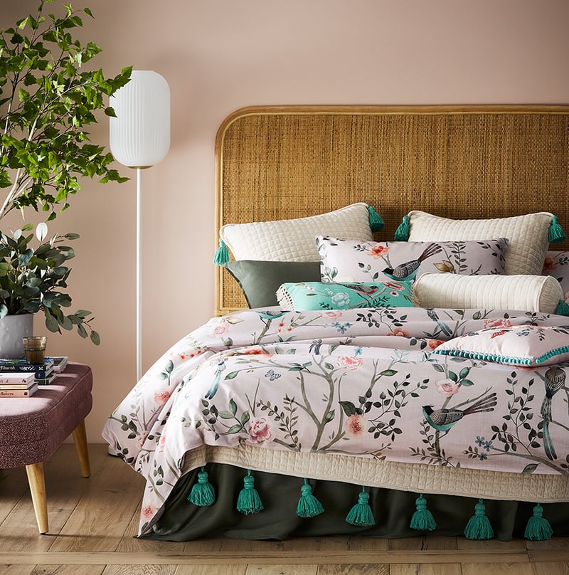 Chinoiserie Nude Quilt Cover Set