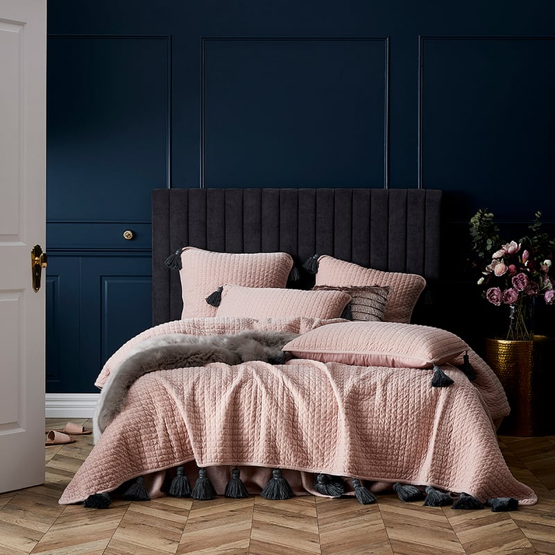 Chinoiserie Coverlet Blush