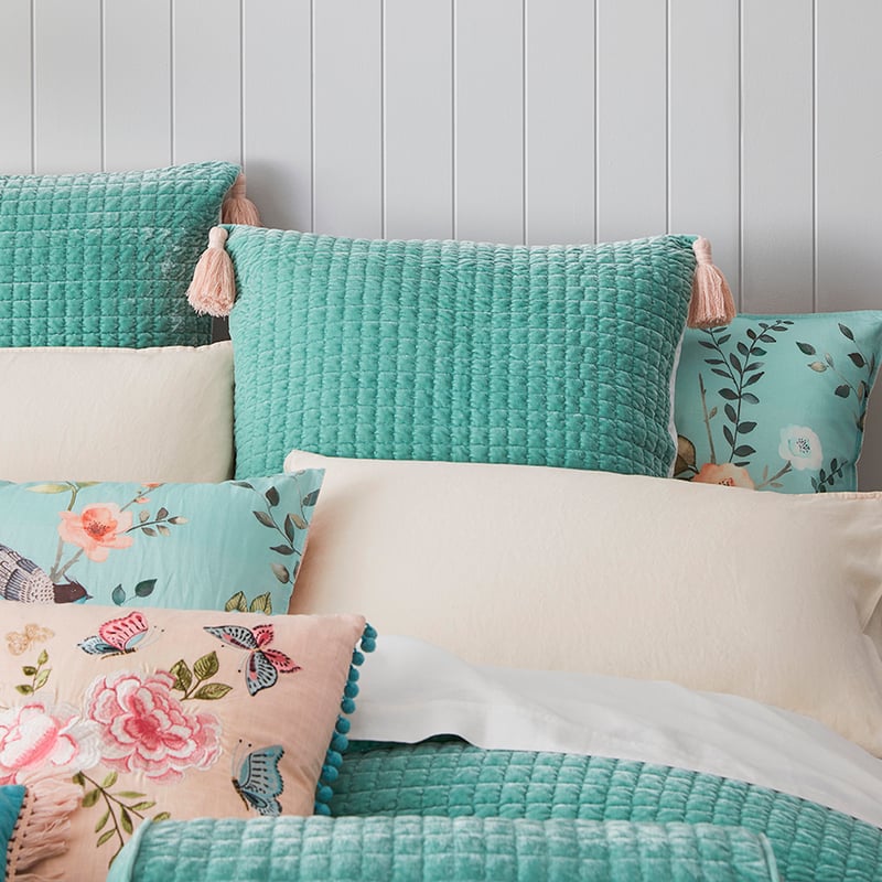 Chinoiserie Coverlet Duck Egg