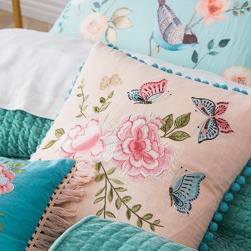 Chinoiserie Coverlet Duck Egg