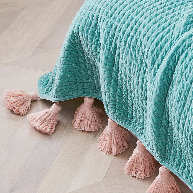 Chinoiserie Coverlet Duck Egg