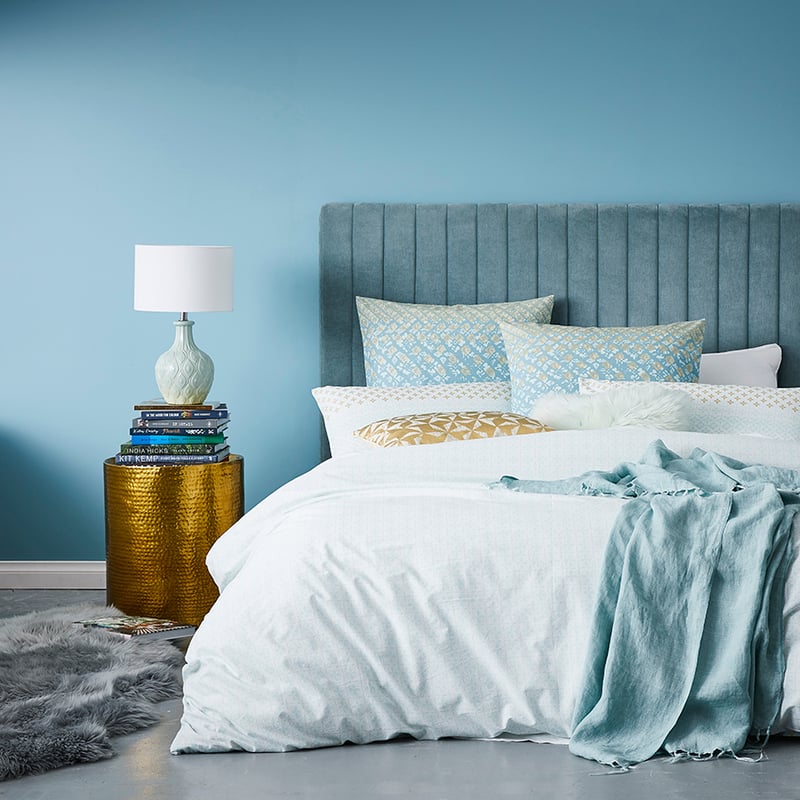 Ayana Quilt Cover Set Sky
