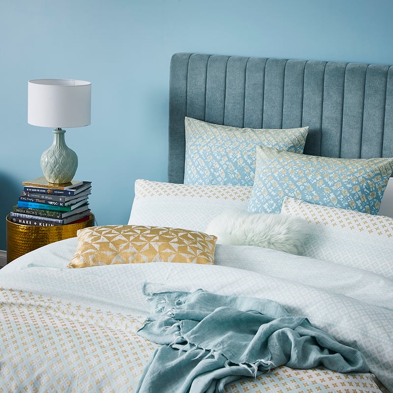 Ayana Quilt Cover Set Sky