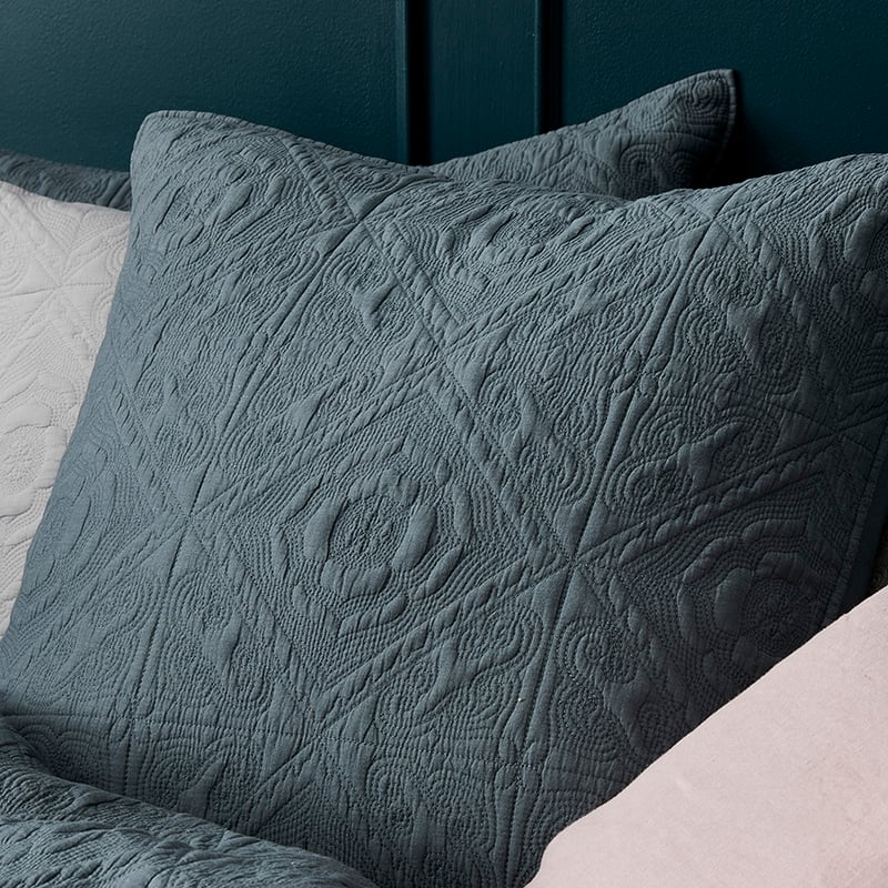 Malta Quilted Quilt Cover Sage