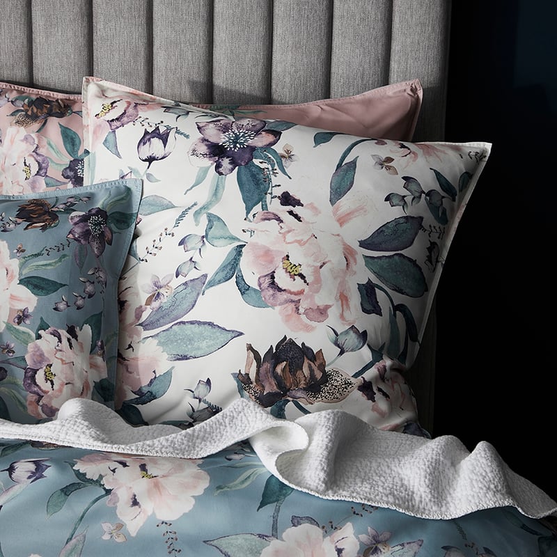 Winter Romance Quilt Cover Set Fog