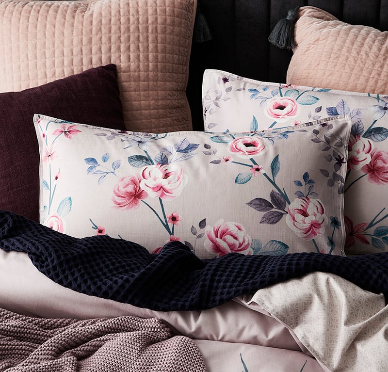 Proud Peacock Orchid Quilt Cover Set