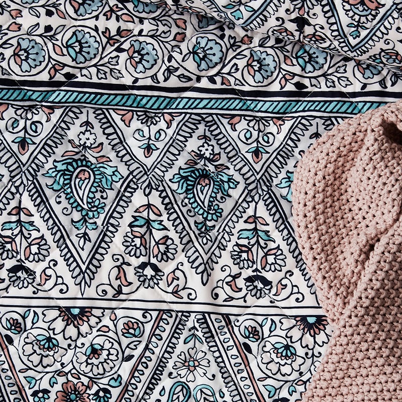 Clover Quilted Quilt Cover Multi