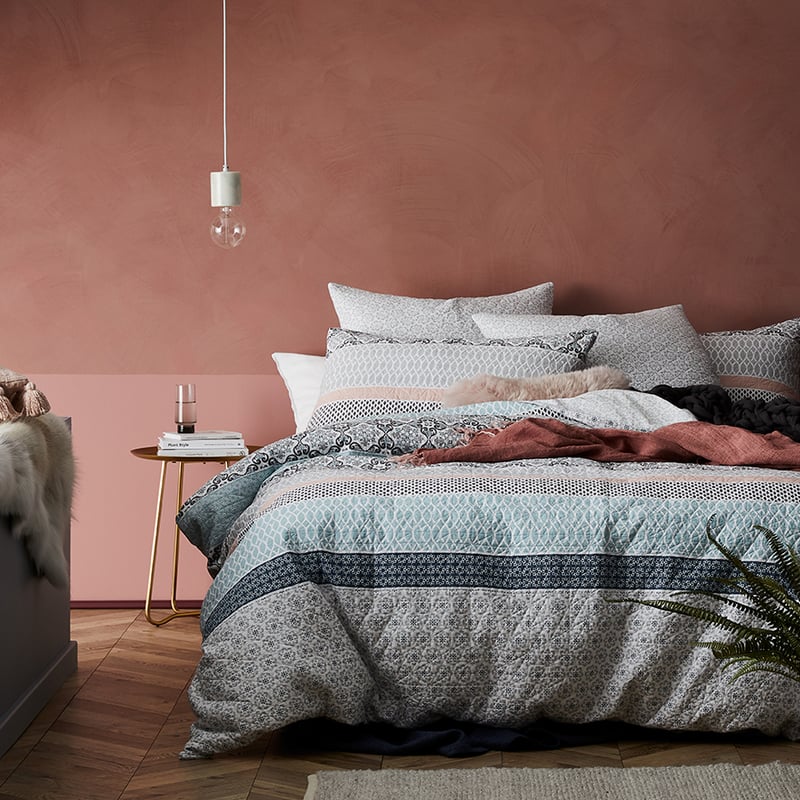Lucia Quilted Quilt Cover in Multi