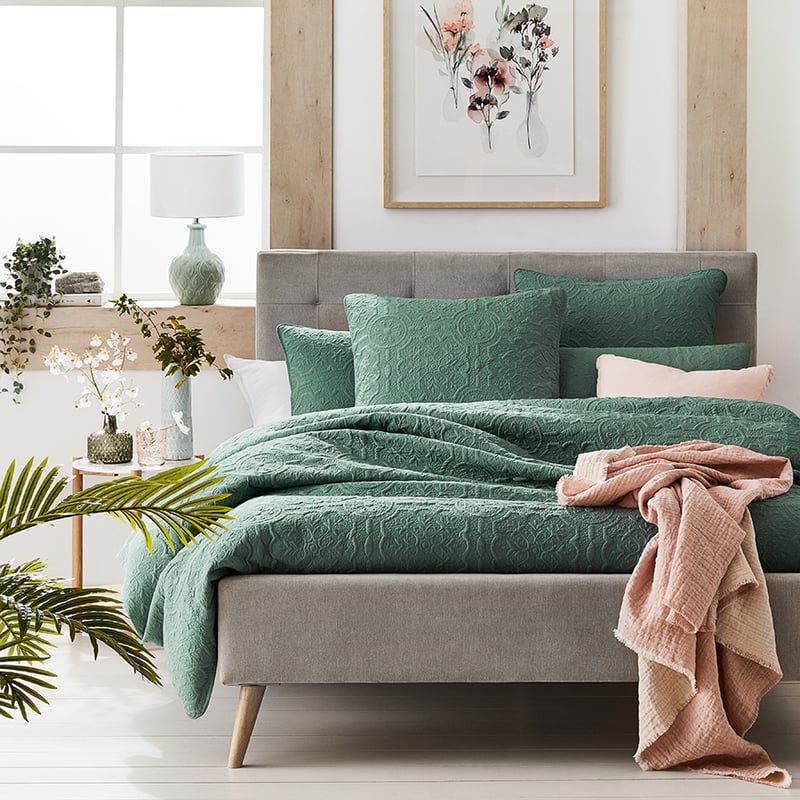 Juno Quilted Fern Quilt Cover