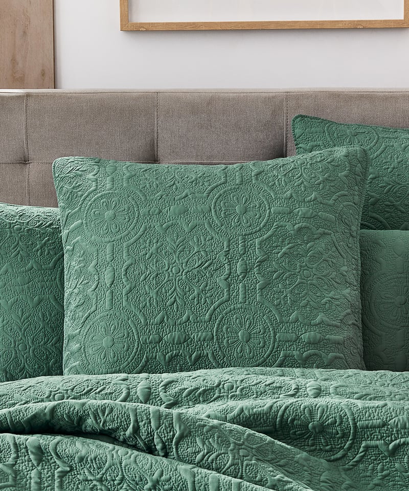 Juno Quilted Fern Quilt Cover