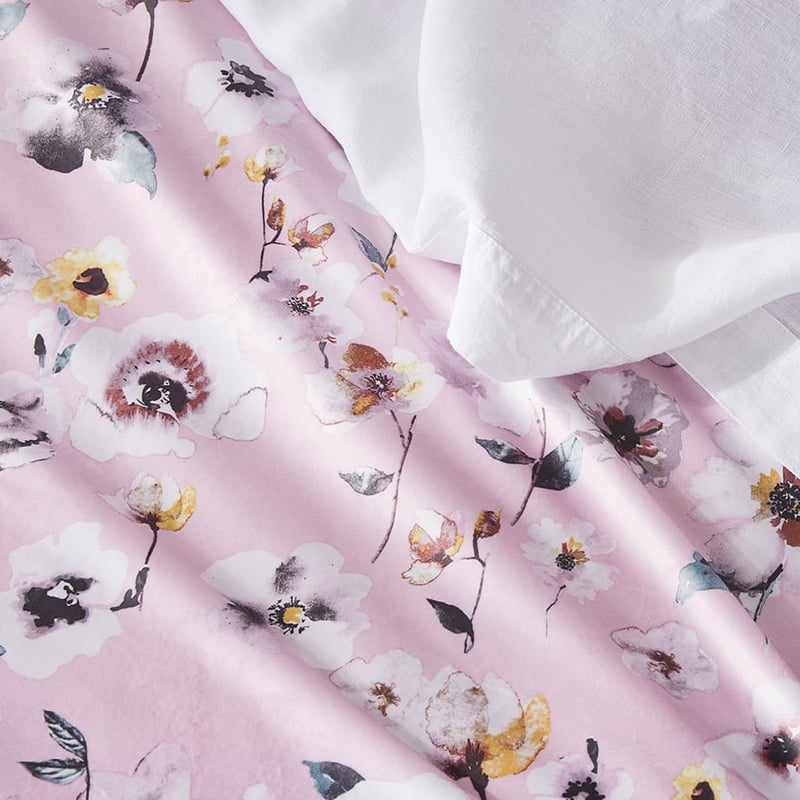Pansy Velvet Rose Quilt Cover Set