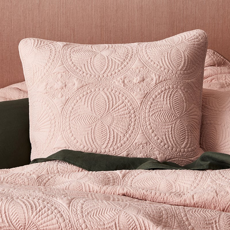Palermo Quilted Quilt Cover in Blossom