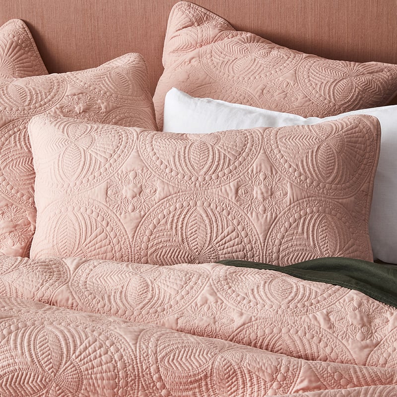 Palermo Quilted Quilt Cover in Blossom