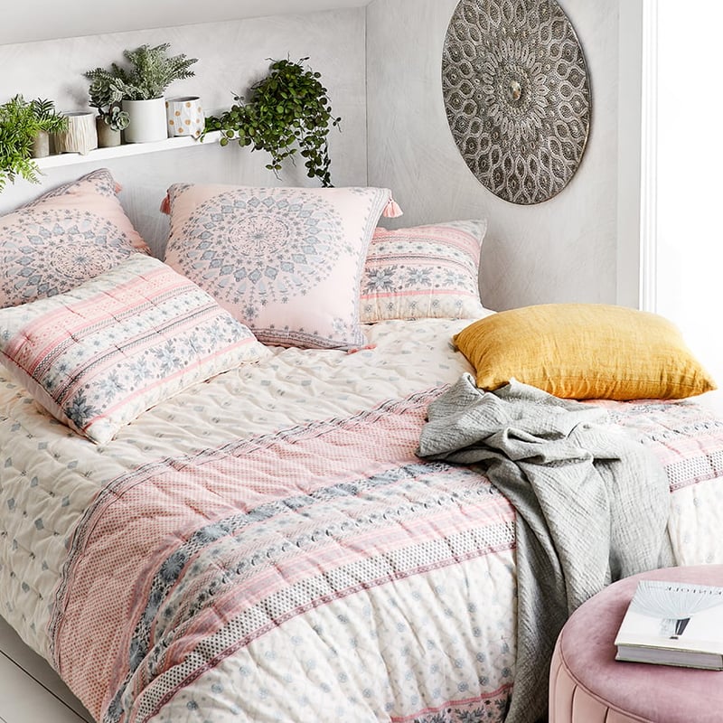 Gypsy Quilted Blush Quilt Cover
