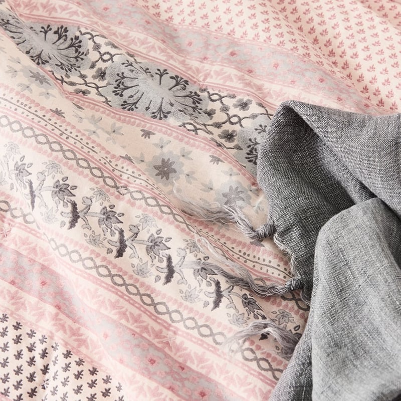 Gypsy Quilted Blush Quilt Cover